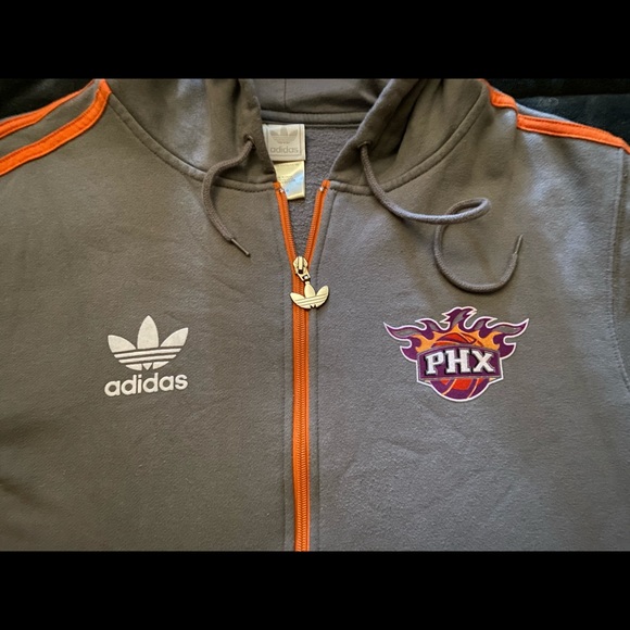 Adidas Phoenix Suns Full Zip Hoodie Size Large - Picture 3 of 4